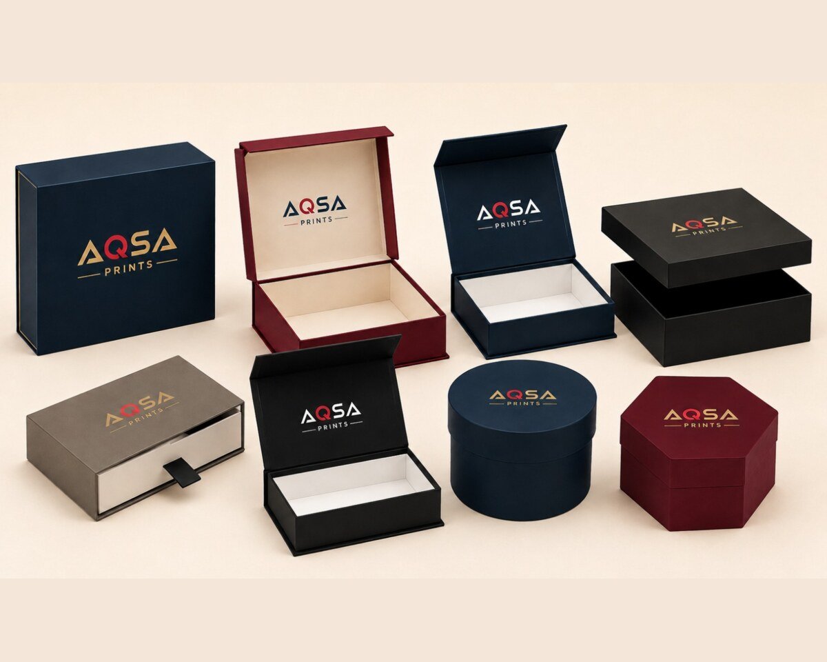 Premium AQSA Prints rigid gift box collection